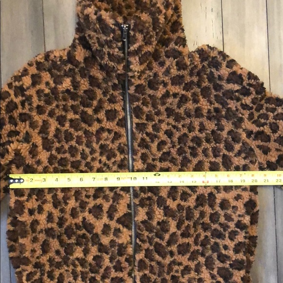 NWT BB Dakota Cheetah print faux shearling Coat - Picture 11 of 14
